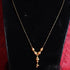 22 Carat Gold Black Beads With Latkan Pendant Mangalsutra 7.64g by Mahita Collections